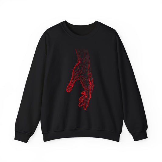 Anatomical Hand Crewneck Sweatshirt- Art Medical Illustration