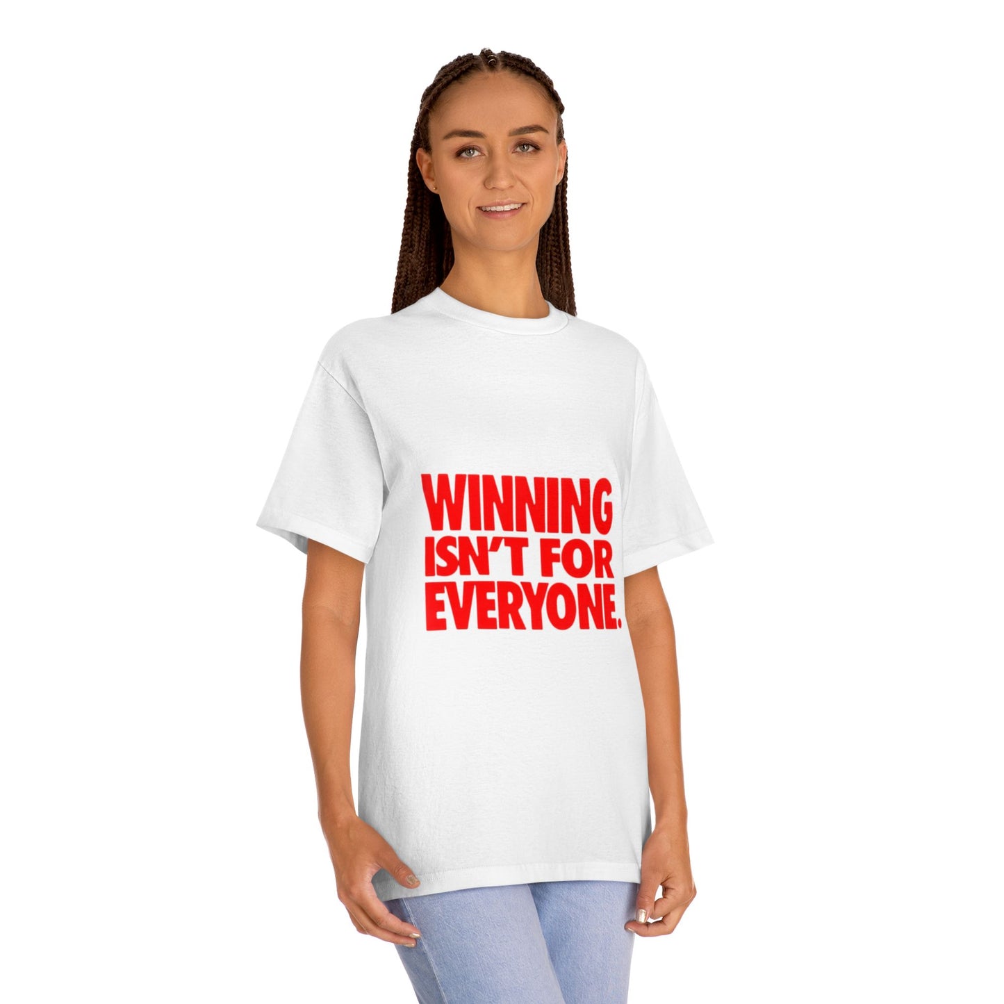 Winning Isn't For Everyone T-Shirt- Bold Red Motivational Tee